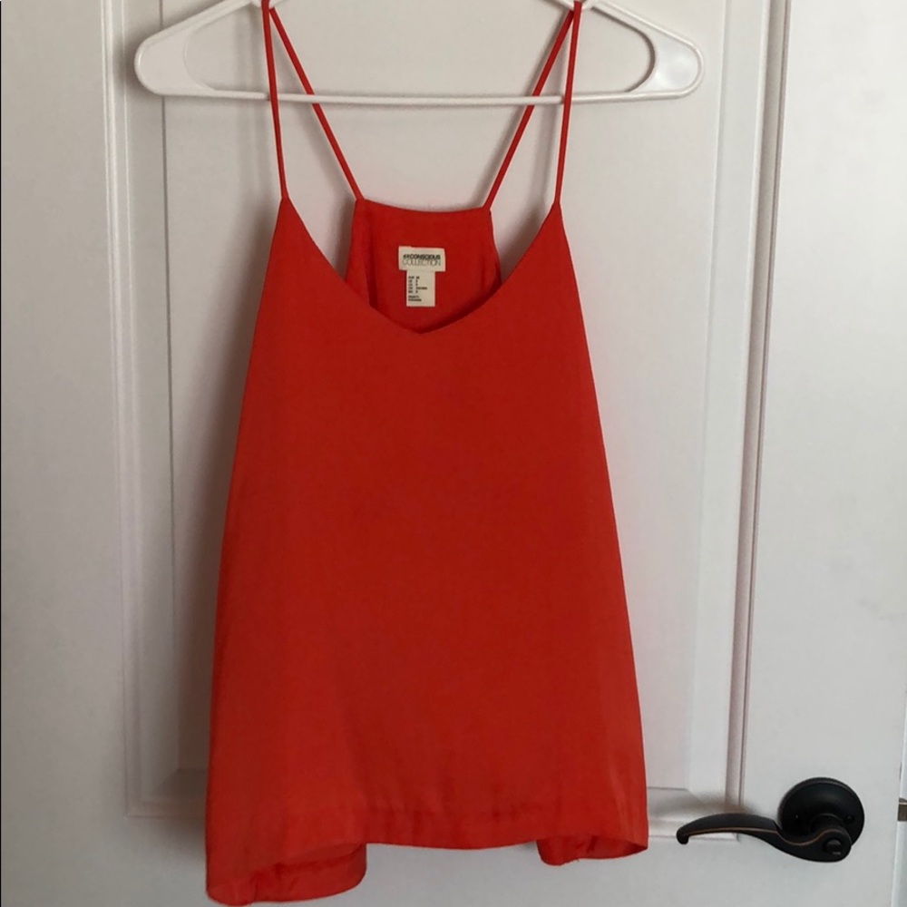 Orange blouse